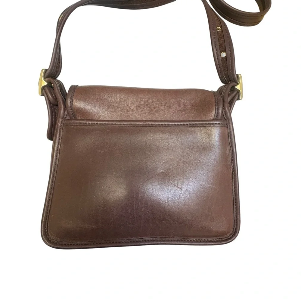 Coach vintage brown leather rambler bag 9061 - Picture 3 of 12